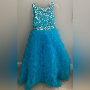 A Tiffany pageant dress.